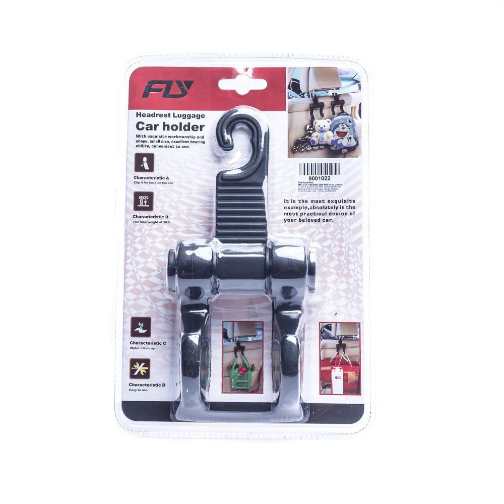 FLY Car Organizer Double Hook (1pc)