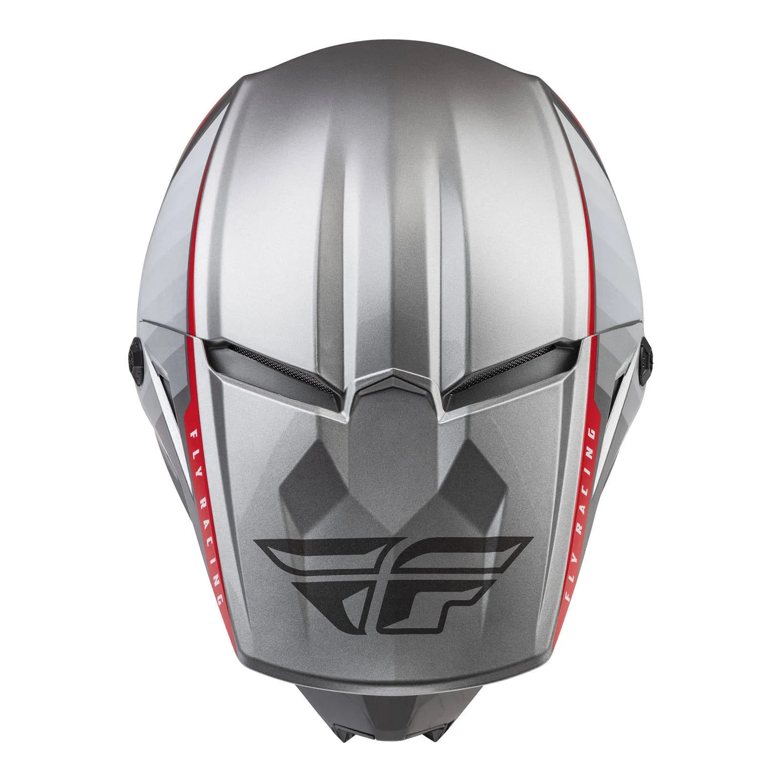 Fly Racing 2022 Kinetic Drift Helmet - Charcoal / Grey / Red