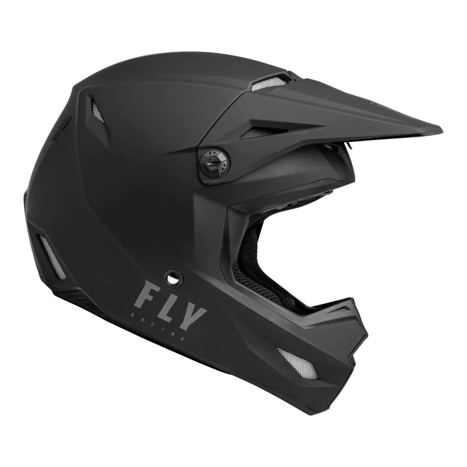 Fly Racing 2024 Youth Kinetic Helmet - Matte Black
