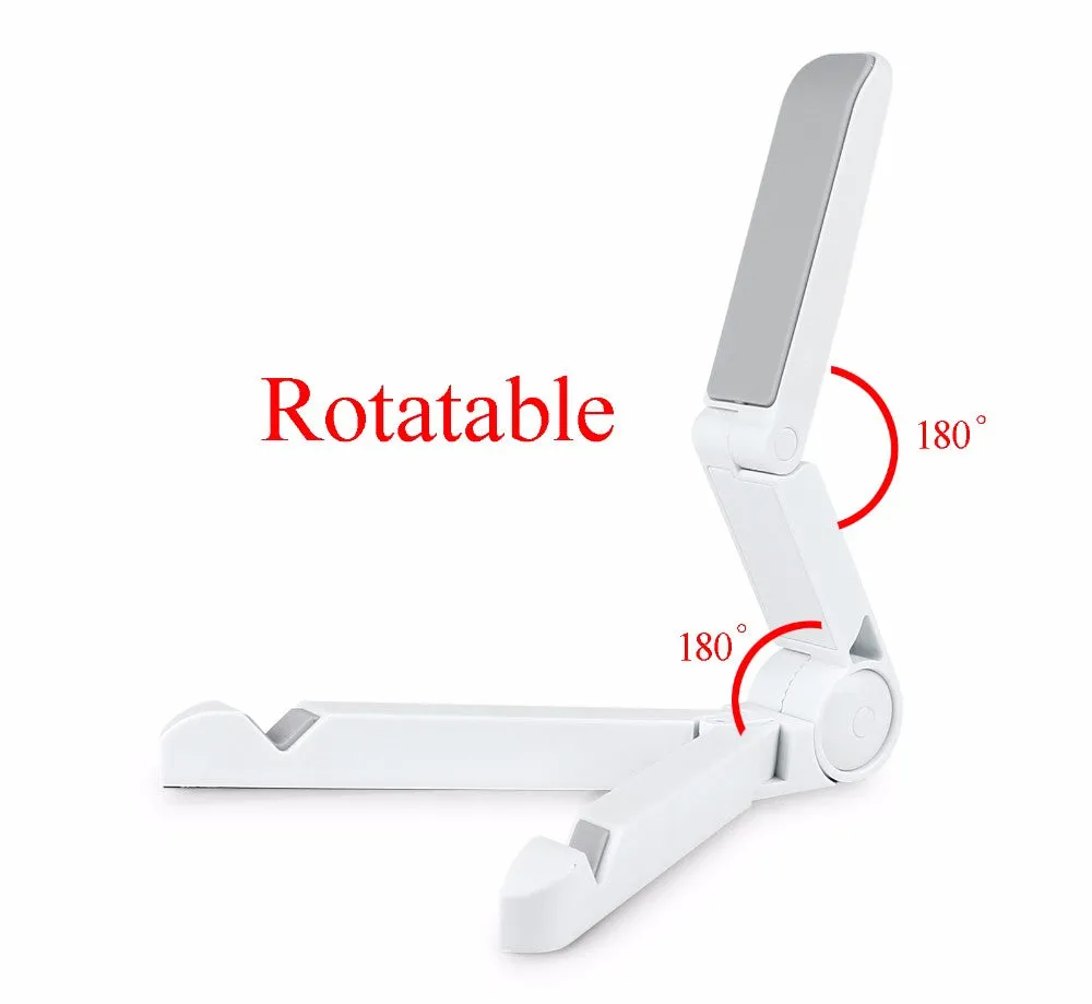 Foldable Adjustable Angle Tablet Bracket Stand Holder Mount for iPad Tablet PC Mobile Phone Holder black