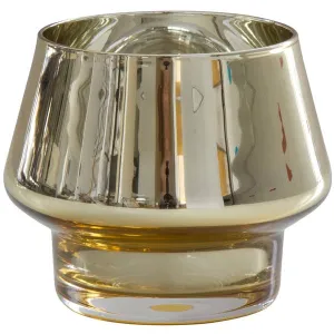 Footed Votive Holder - Gold