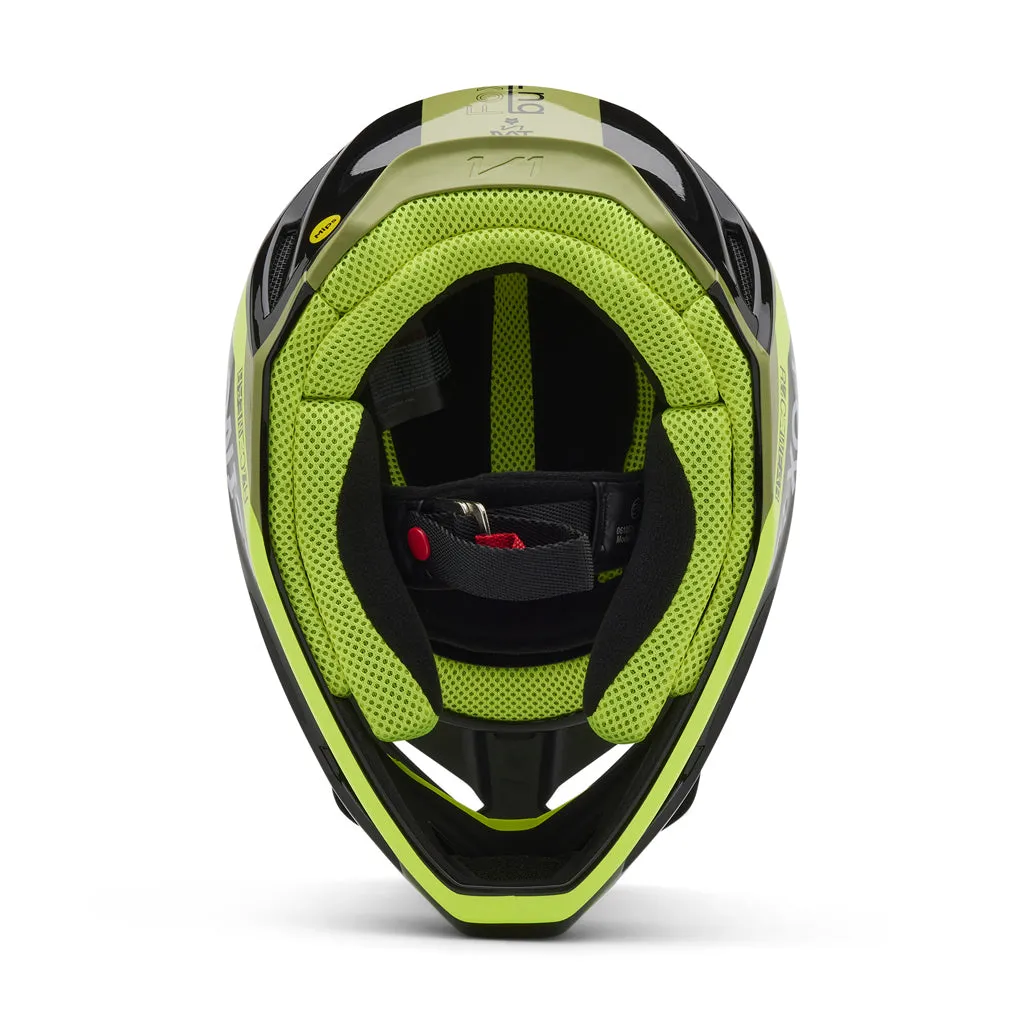 Fox - 2025 V1 Race Spec Purple Green Helmet