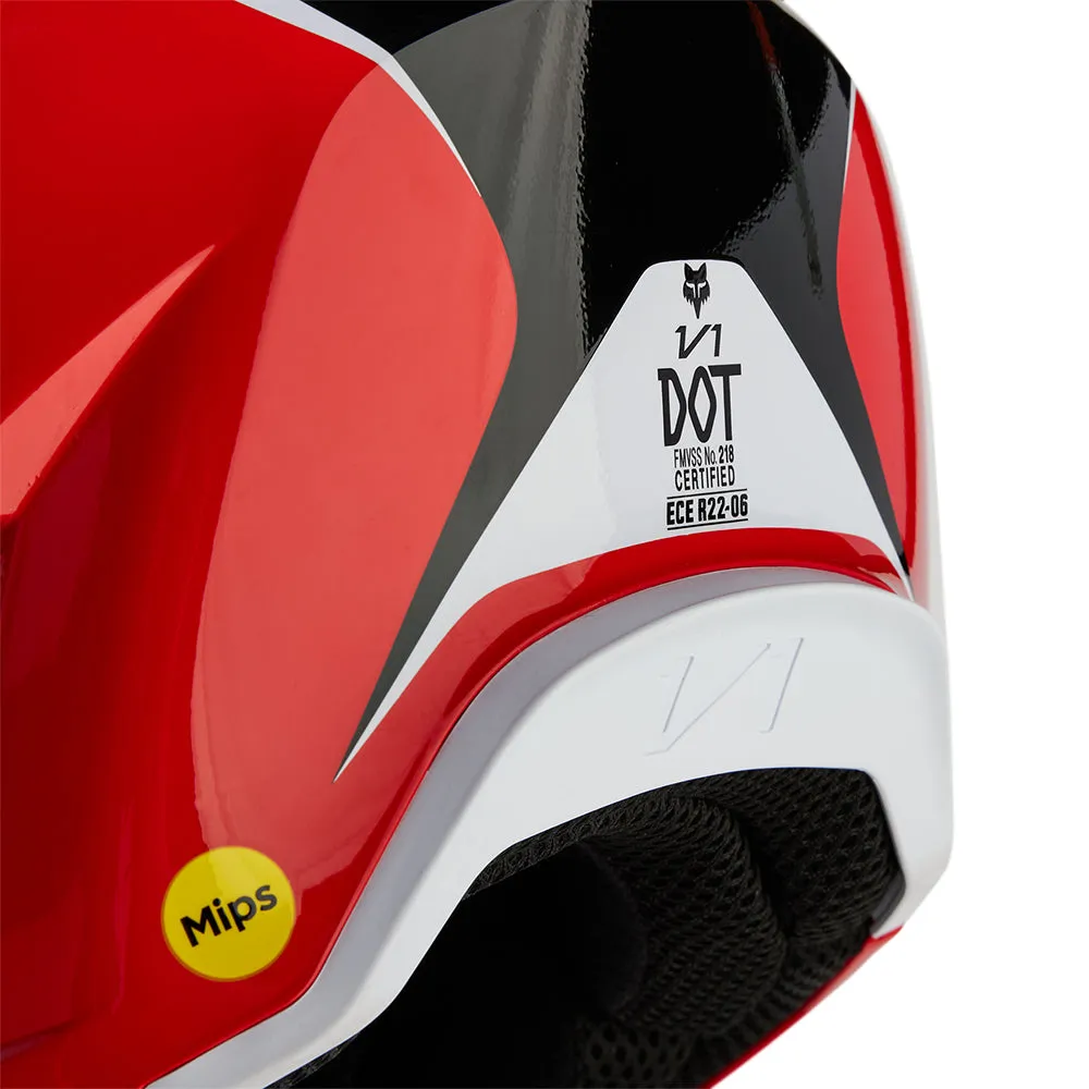 FOX V1 NITRO HELMET MIPS CE [FLO RED]