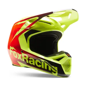 FOX V1 STATK HELMET MIPS ECE [RED/YELLOW]