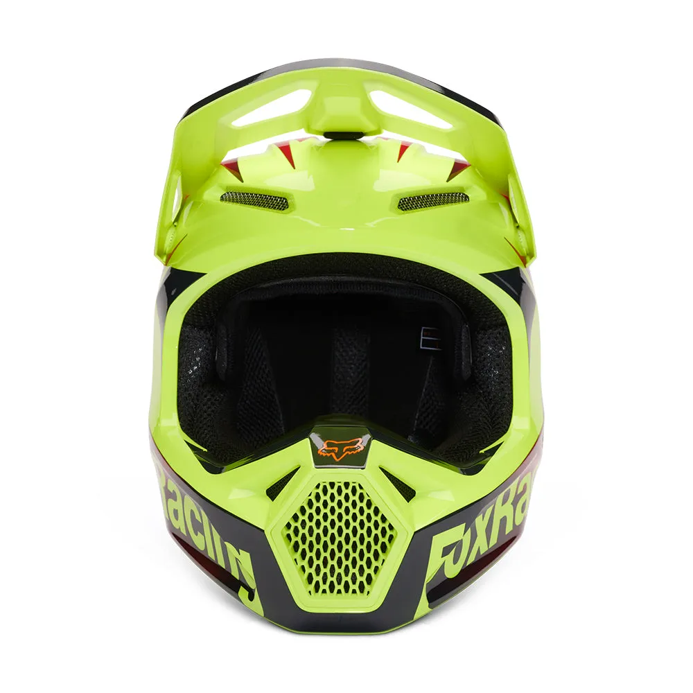 FOX V1 STATK HELMET MIPS ECE [RED/YELLOW]