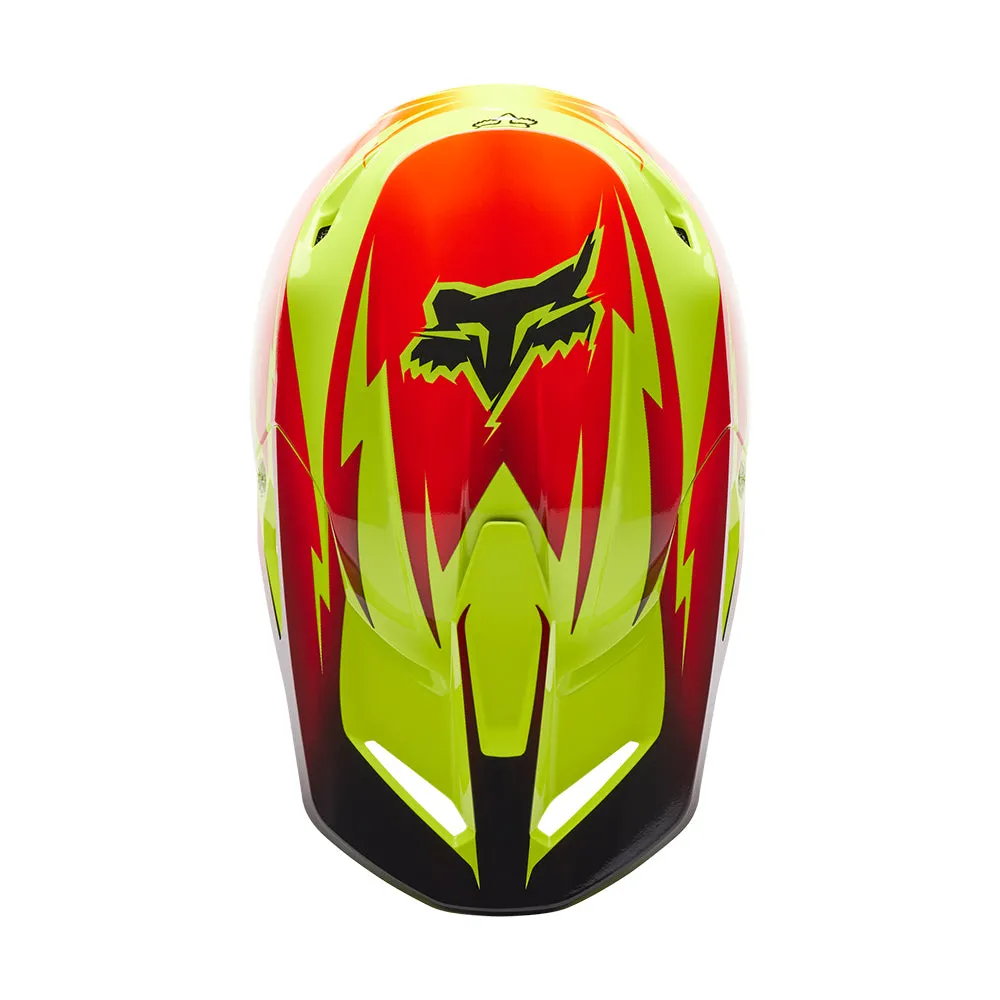 FOX V1 STATK HELMET MIPS ECE [RED/YELLOW]