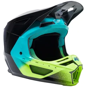 FOX V2 RKANE HELMET ECE [GREY/YELLOW]