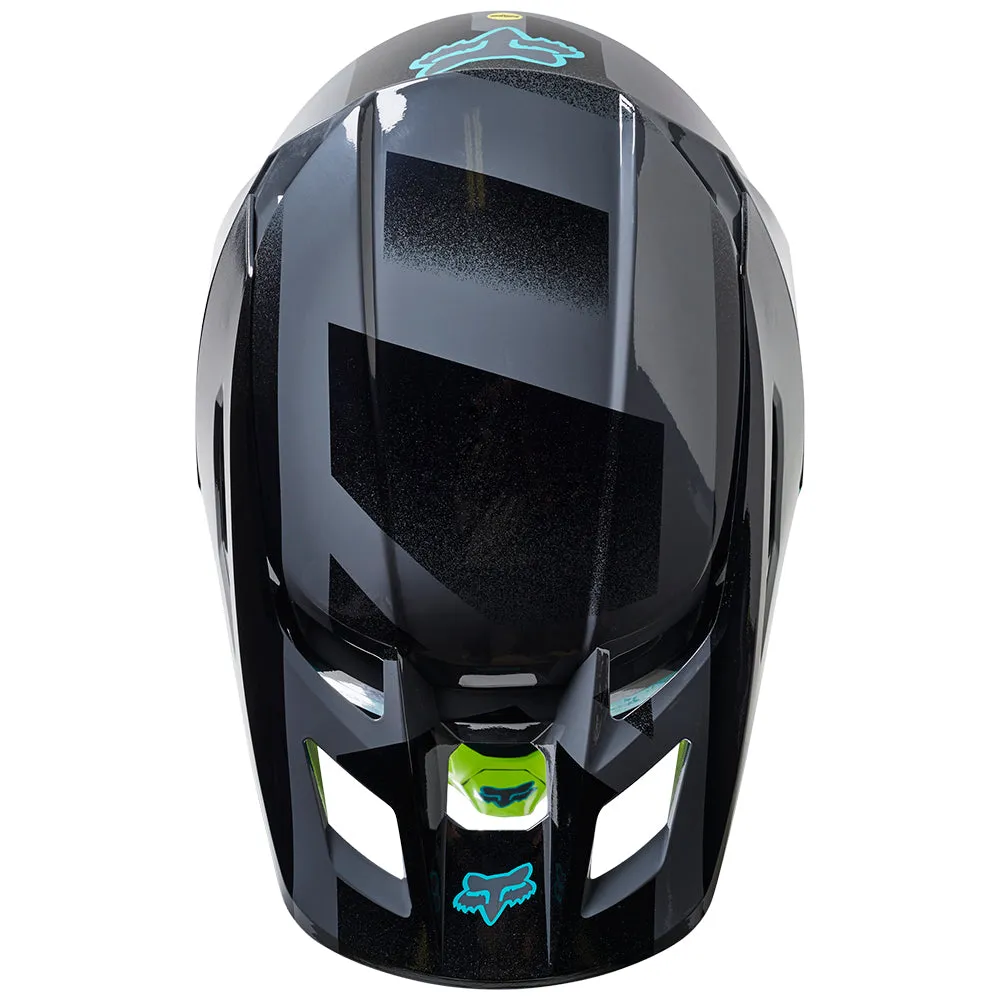 FOX V2 RKANE HELMET ECE [GREY/YELLOW]