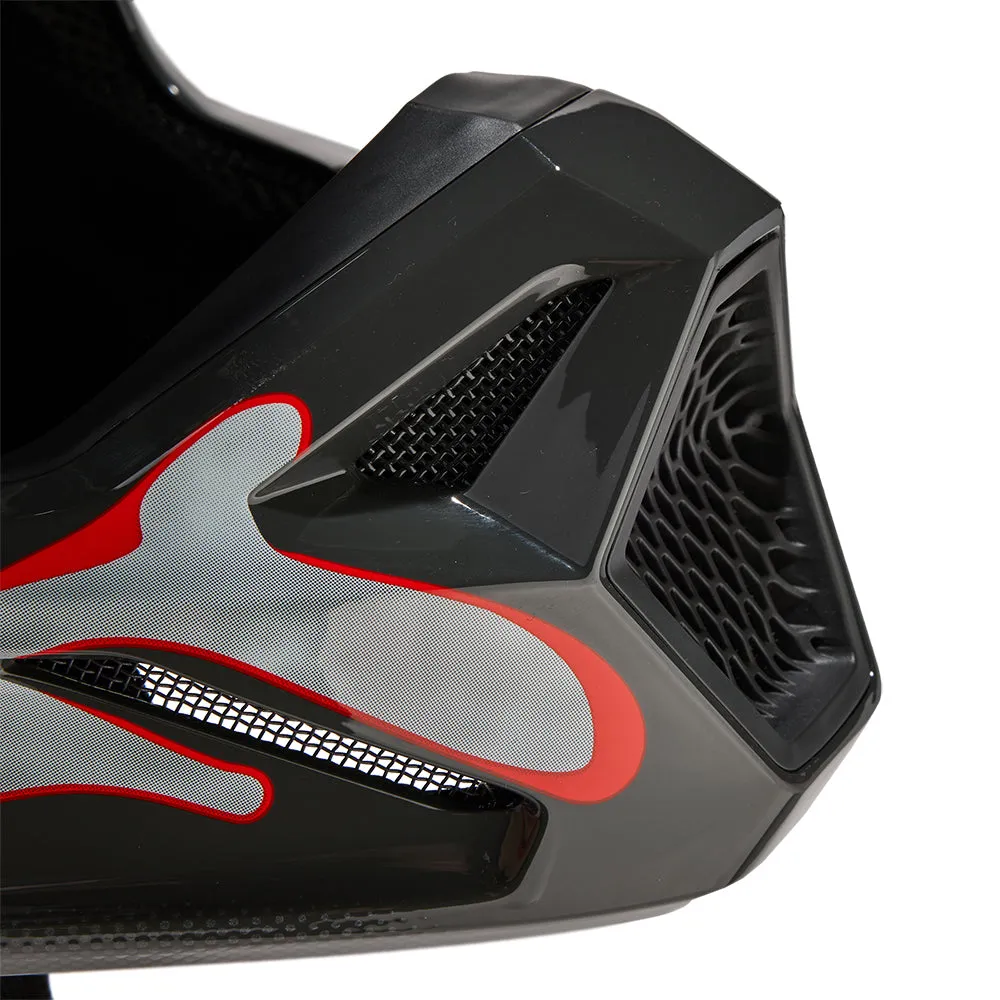 FOX YOUTH V1 ATLAS HELMET [GREY/RED]