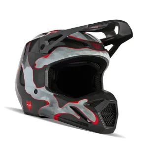 FOX YOUTH V1 ATLAS HELMET [GREY/RED]