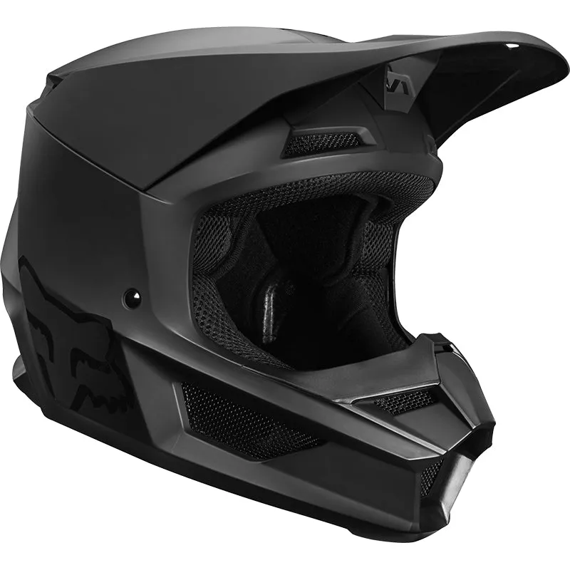 FOX YOUTH V1 HELMET [BLACK] ECE