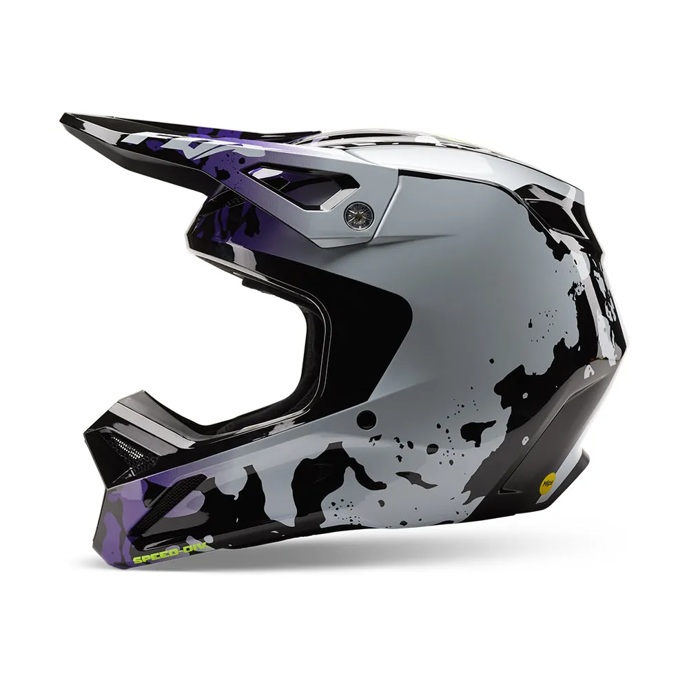 FOX YOUTH V1 MORPHIC HELMET MIPS ECE [BLACK/WHITE]