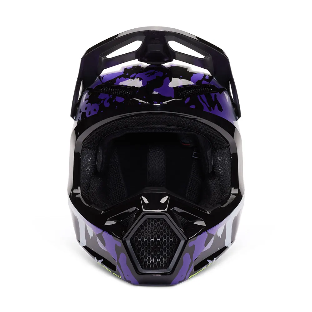 FOX YOUTH V1 MORPHIC HELMET MIPS ECE [BLACK/WHITE]