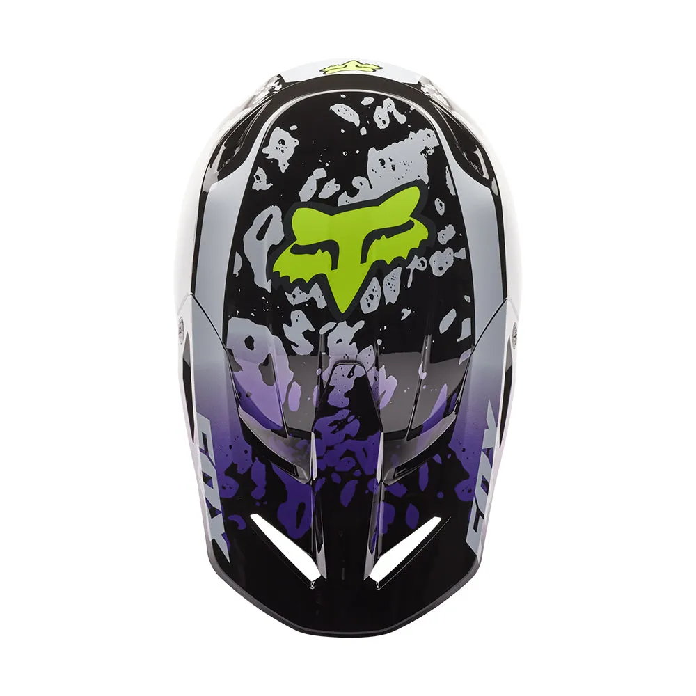 FOX YOUTH V1 MORPHIC HELMET MIPS ECE [BLACK/WHITE]