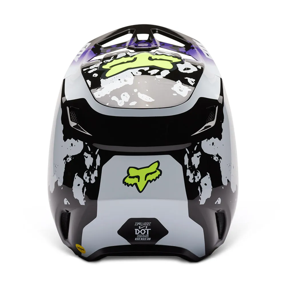 FOX YOUTH V1 MORPHIC HELMET MIPS ECE [BLACK/WHITE]