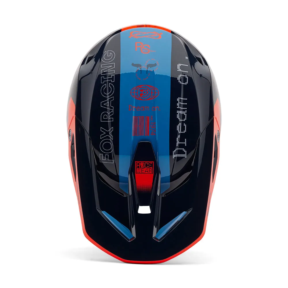 FOX YOUTH V1 RACE SPEC HELMET MIPS CE [MIDNIGHT]