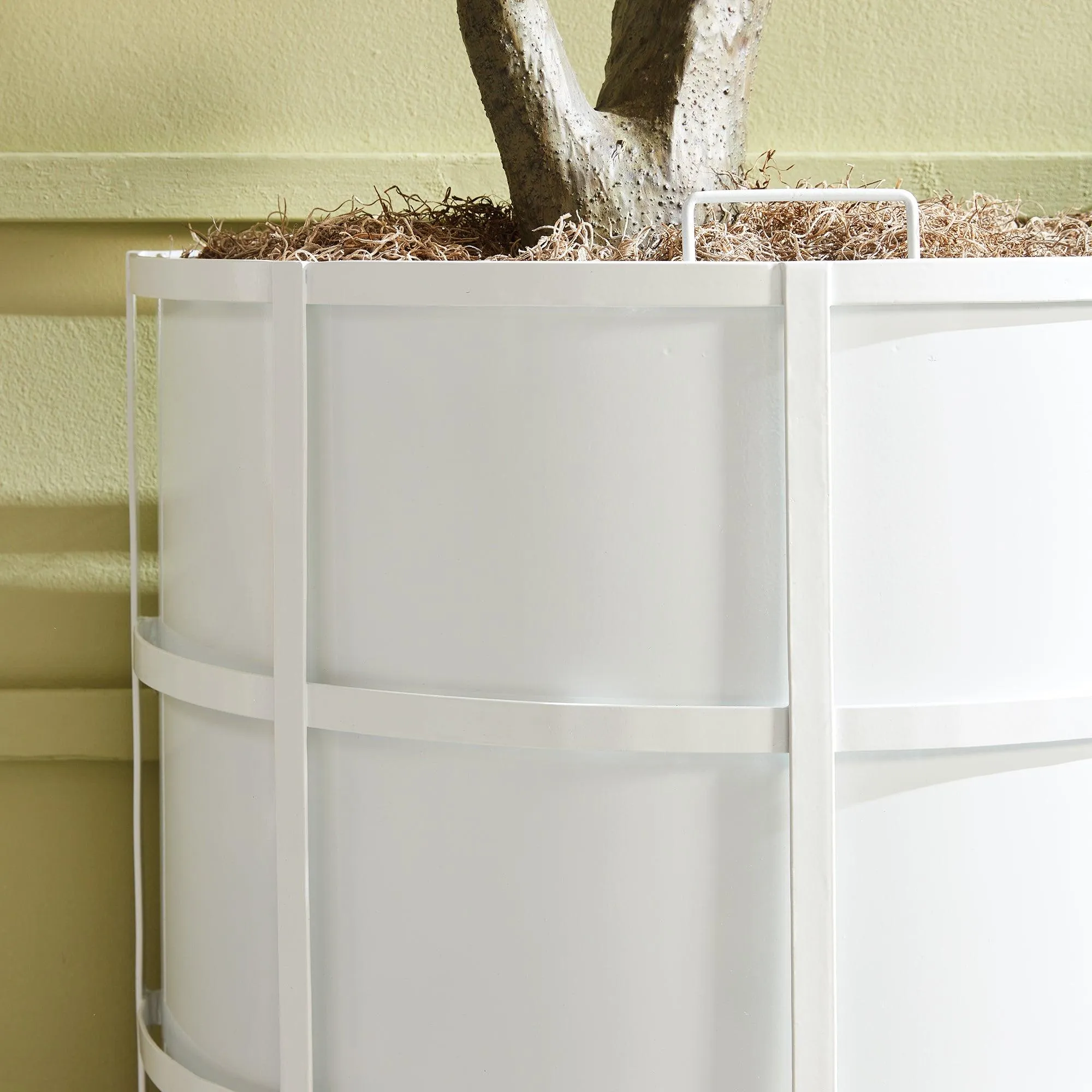 Fremont Demilune Planter Tall