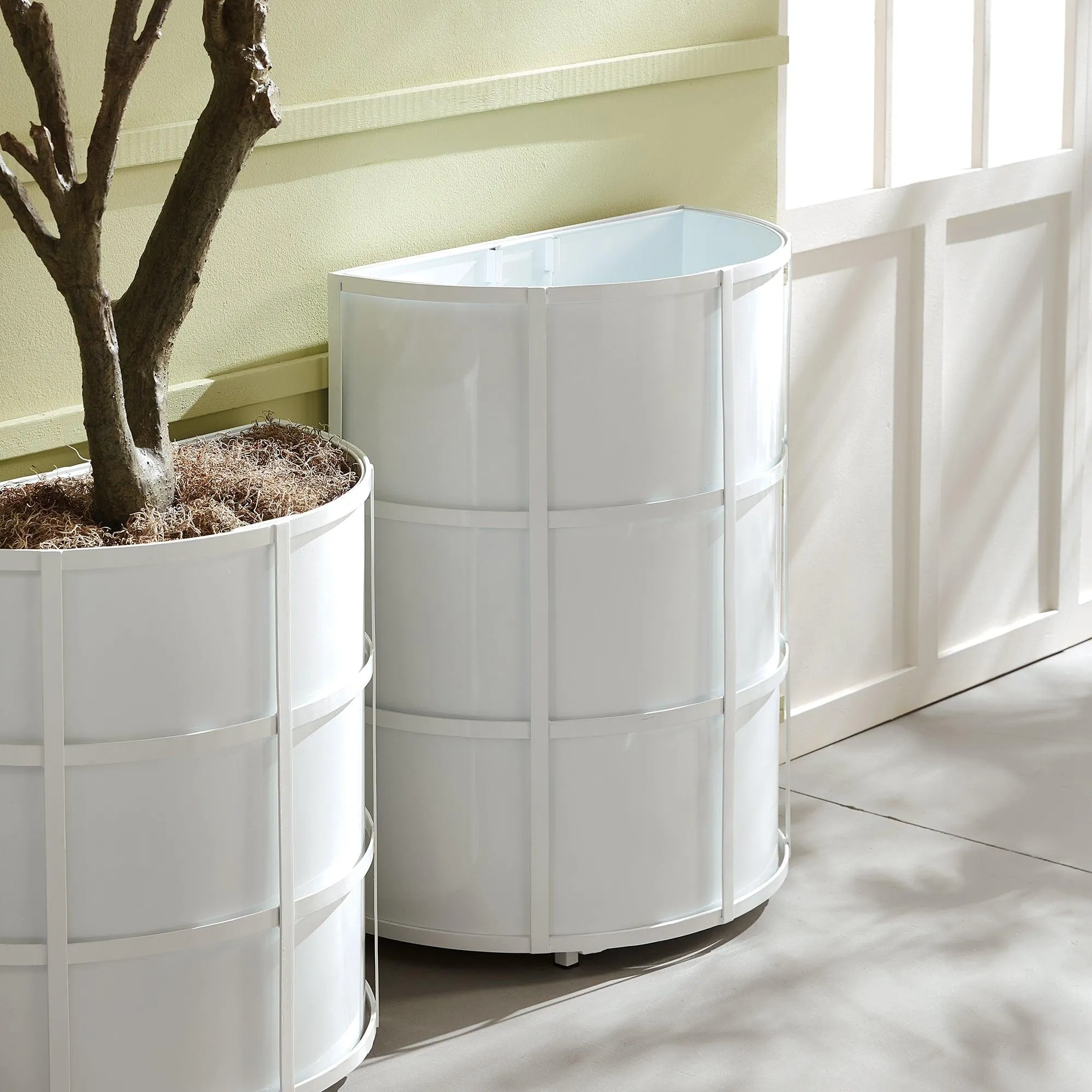 Fremont Demilune Planter Tall