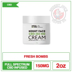 Fresh Bombs CBD - Night Face Cream - 150 mg - 2 Oz