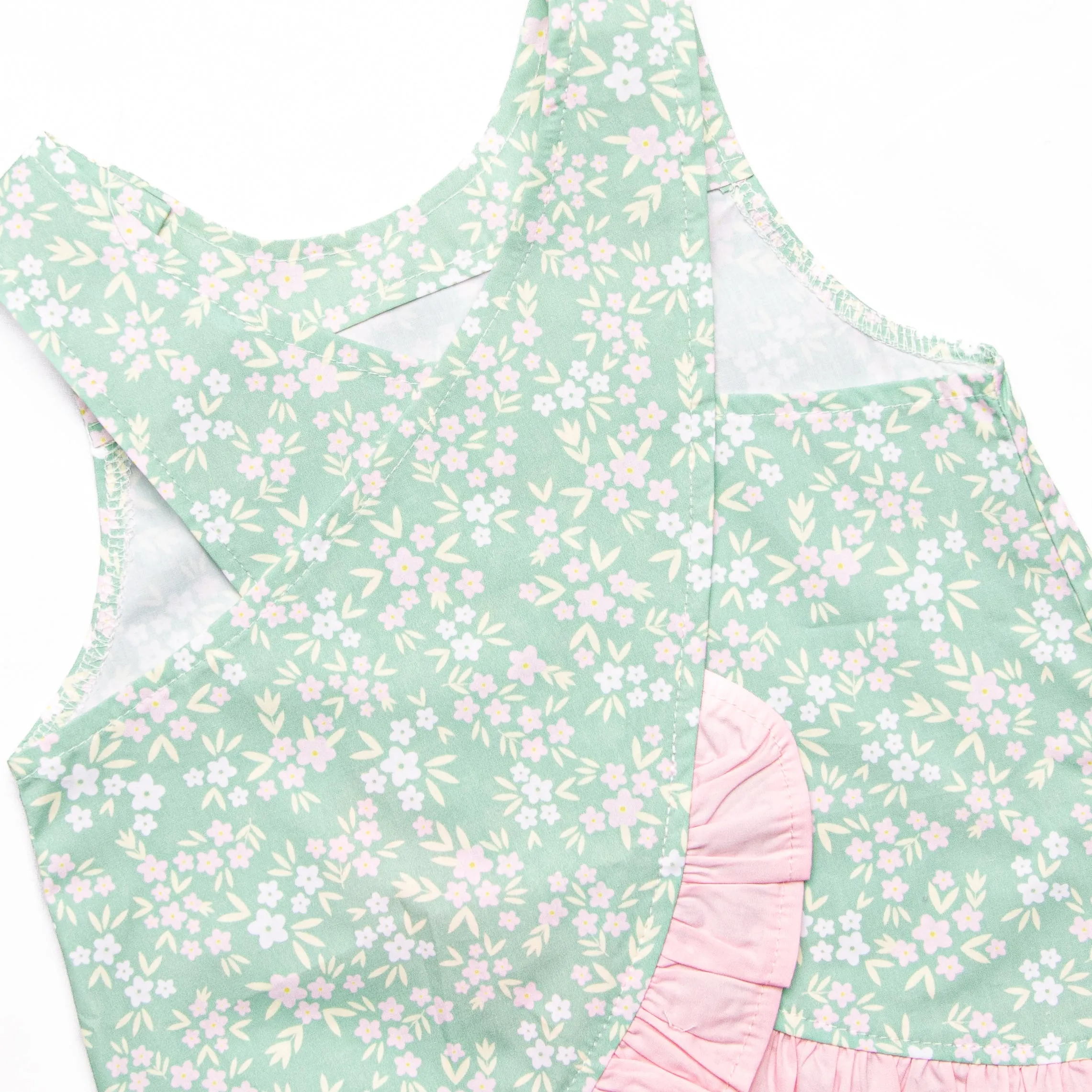 Garden Party Diaper Set, Green