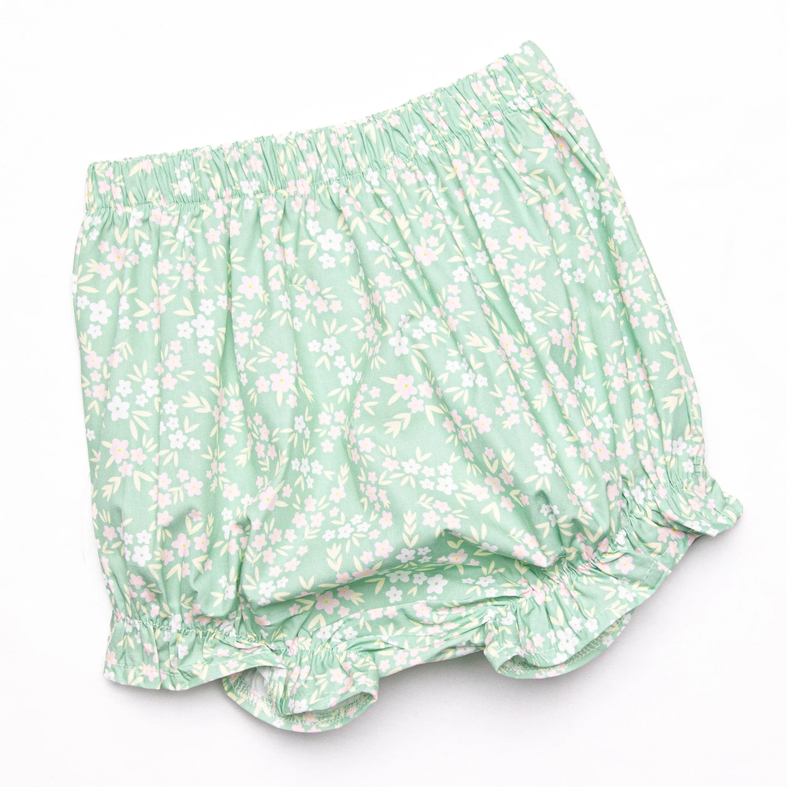 Garden Party Diaper Set, Green