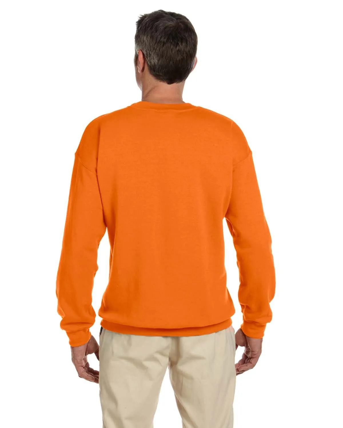 Gildan Lightweight 50/50 Crewneck Sweatshirt | S Orange