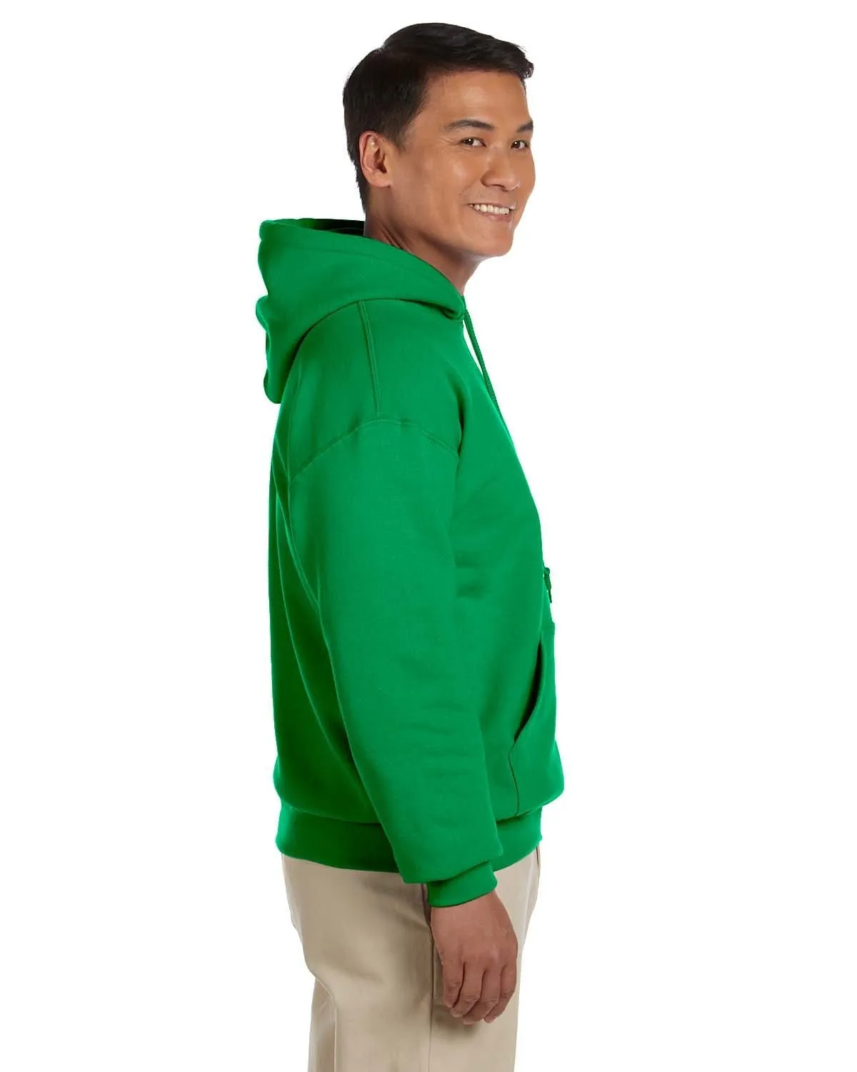 Gildan Lightweight 50/50 Hoodie Sweatshirt | Irish Green
