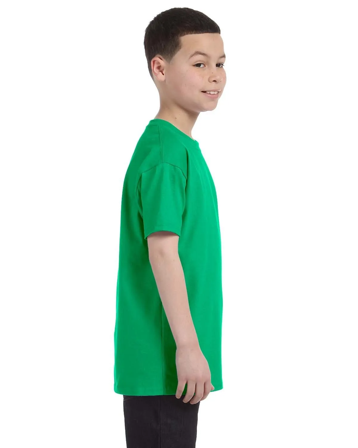 Gildan Youth Lightweight 100% Cotton T-Shirt | Irish Green