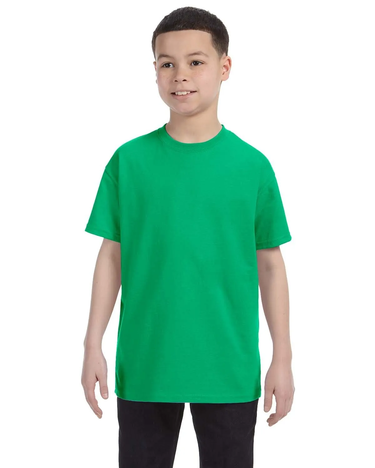 Gildan Youth Lightweight 100% Cotton T-Shirt | Irish Green