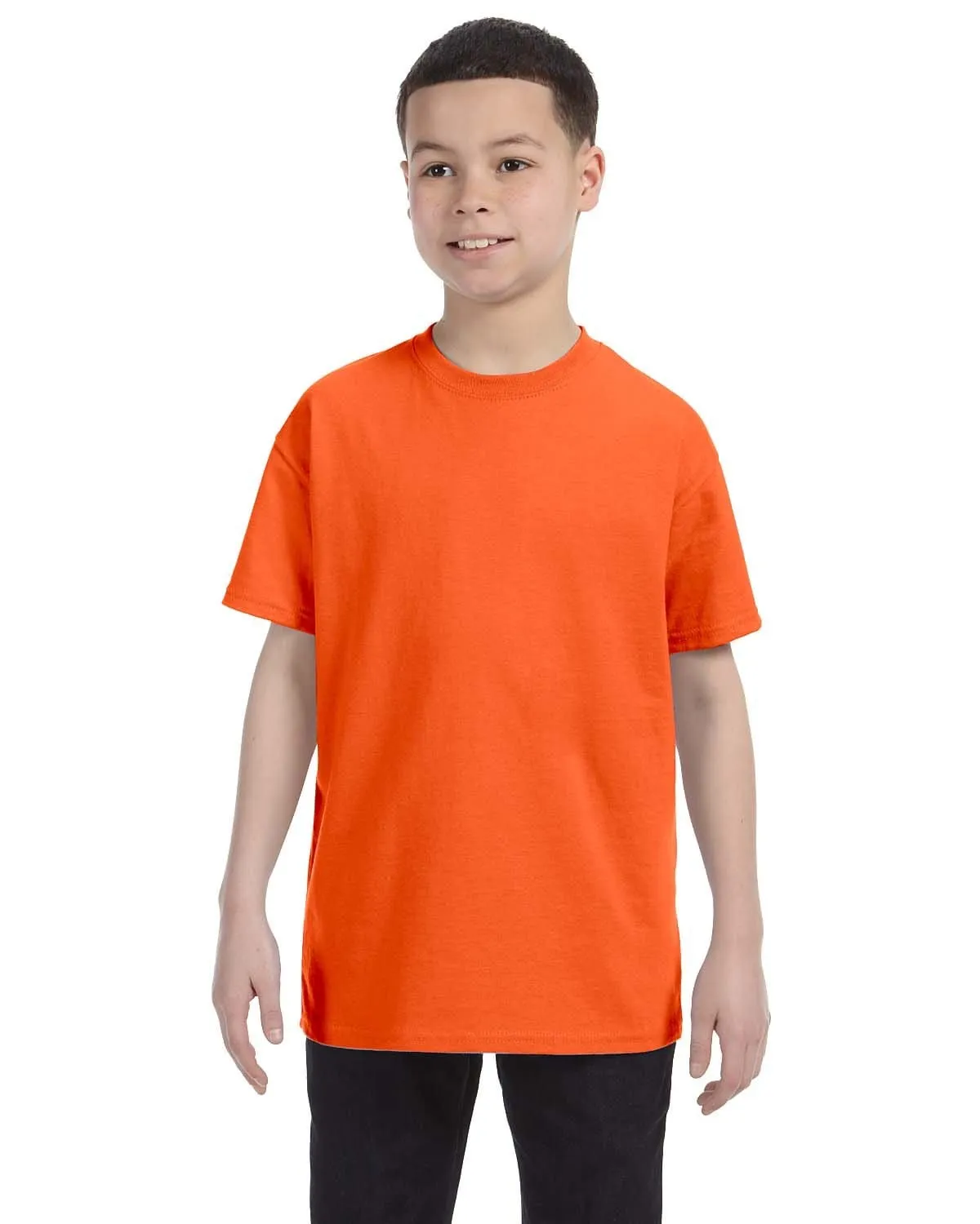 Gildan Youth Lightweight 100% Cotton T-Shirt | Orange