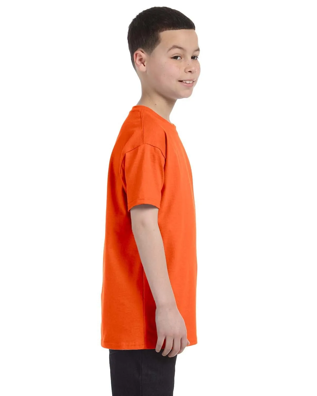 Gildan Youth Lightweight 100% Cotton T-Shirt | Orange