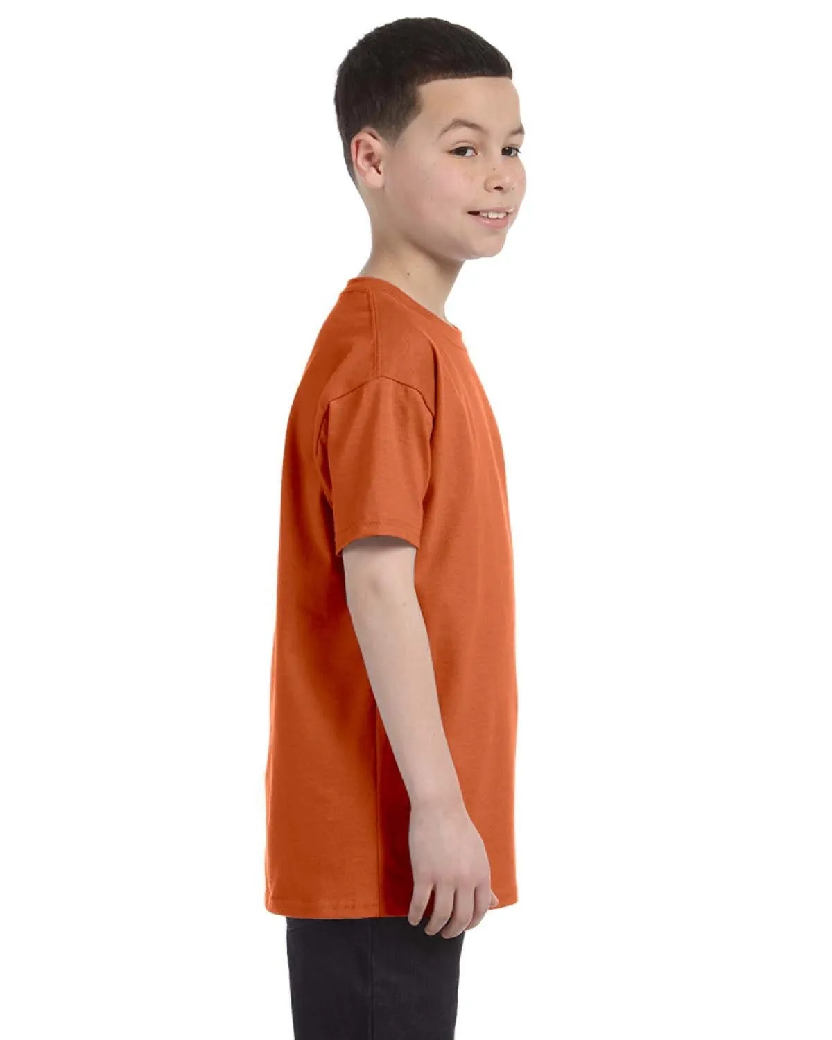 Gildan Youth Lightweight 100% Cotton T-Shirt | T Orange