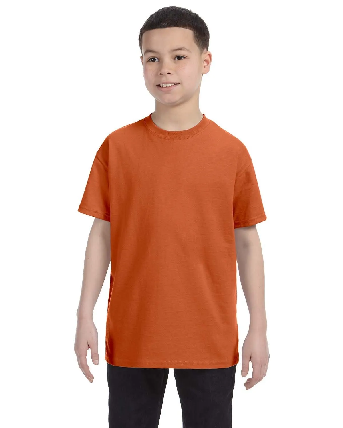 Gildan Youth Lightweight 100% Cotton T-Shirt | T Orange