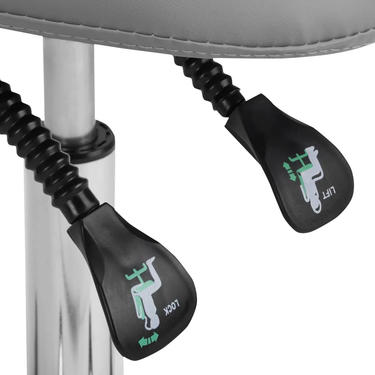 Giovanni Cosmetic Stool 1004 Grey