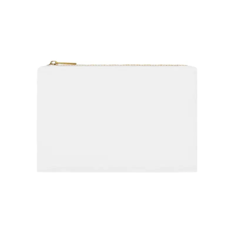 Glamorous Gold Heart Cotton Canvas Cosmetic Bag