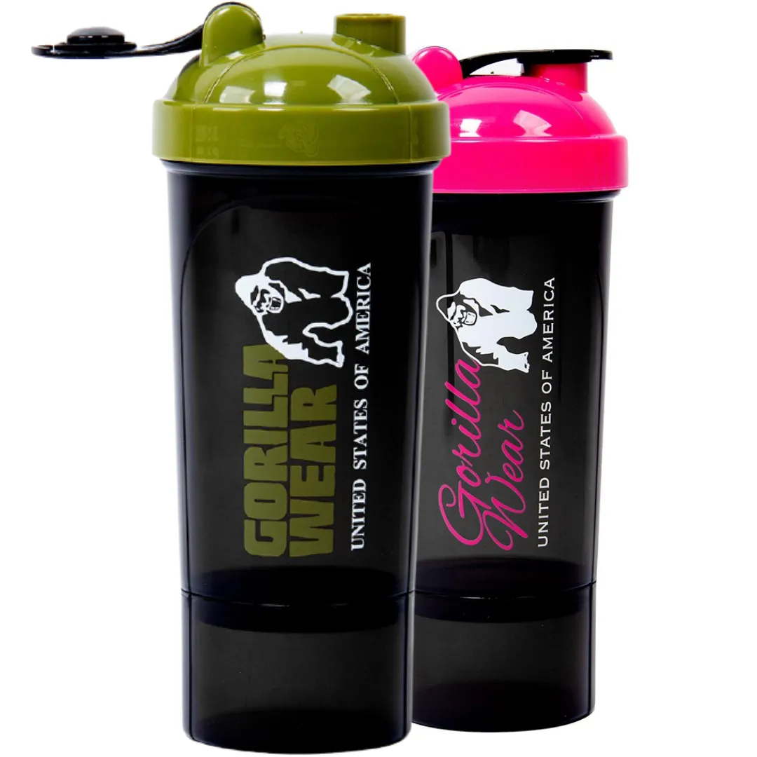Gorilla Wear Shaker Compact (400ml)   (100ml container)