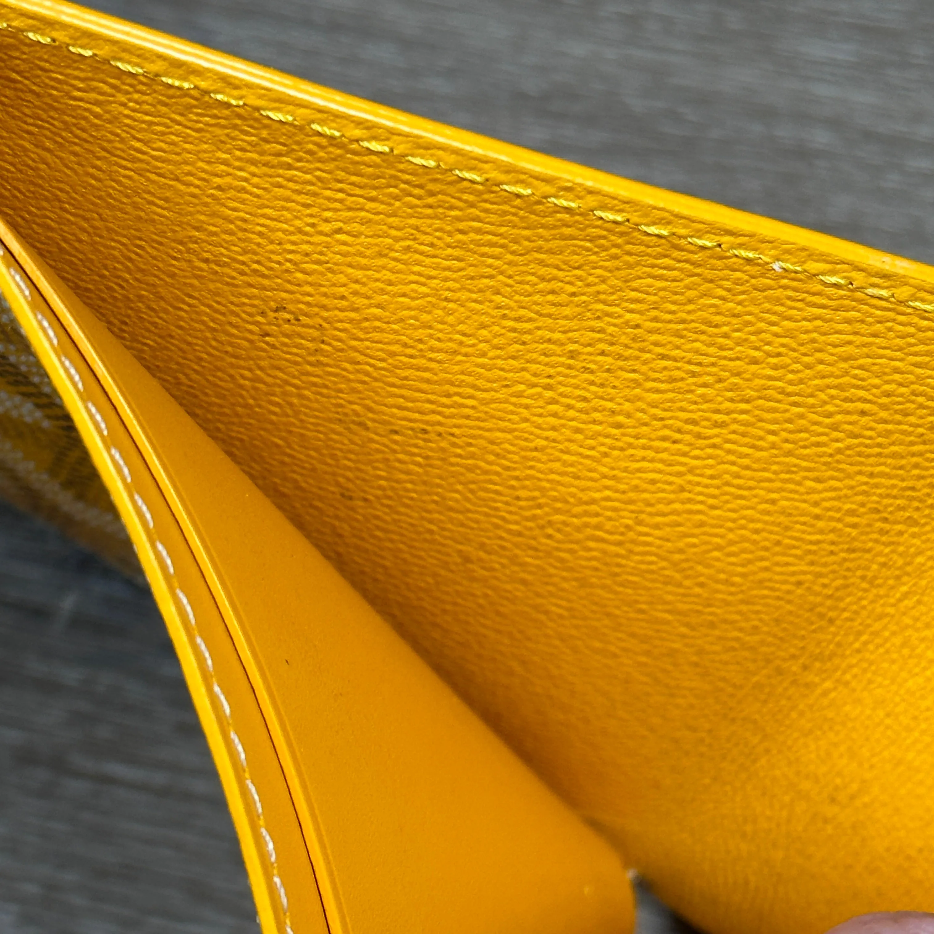 Goyard Victoire Wallet - Yellow