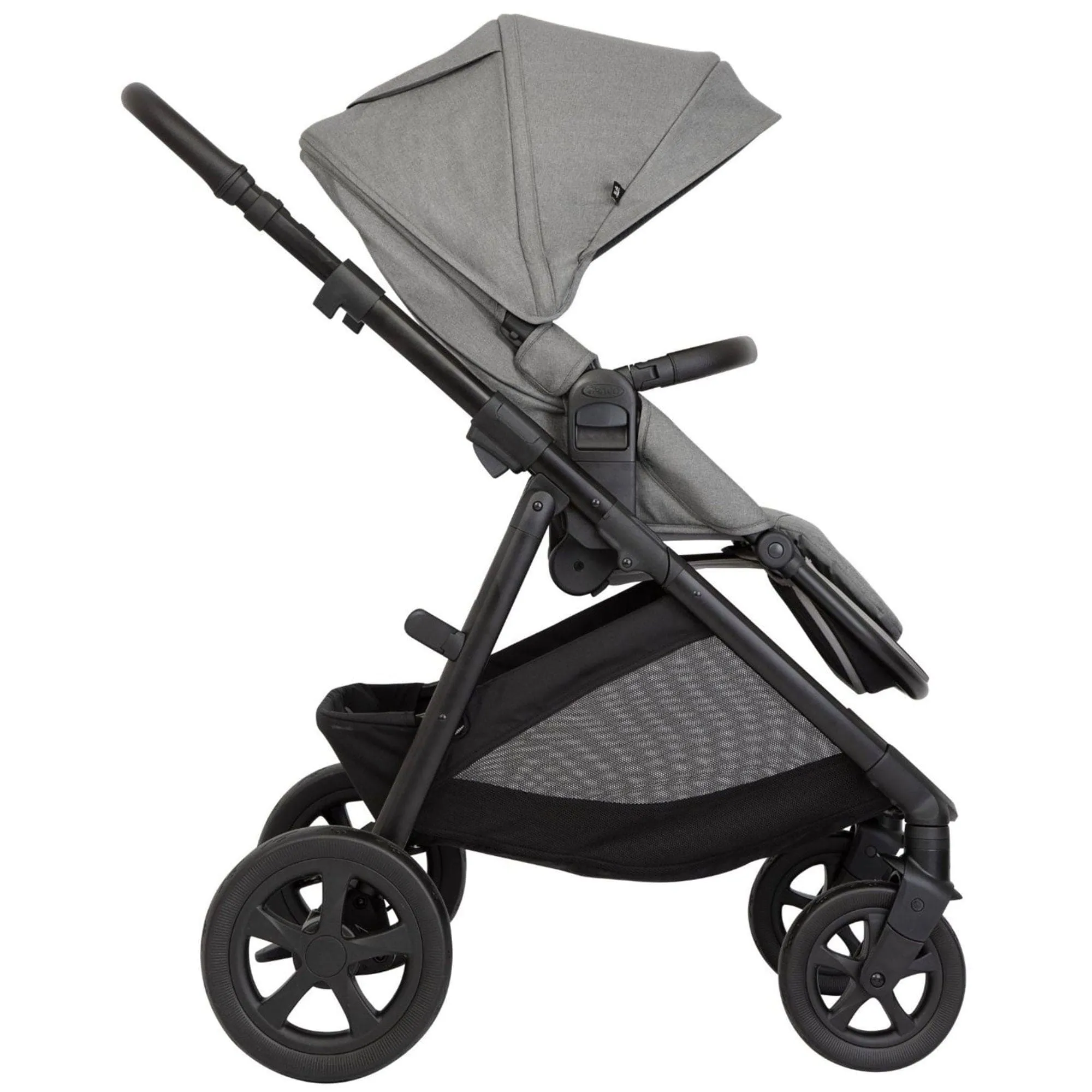 Graco Near2Me DLX Trio (Pushchair, Carrycot and Snuglite) in Ash