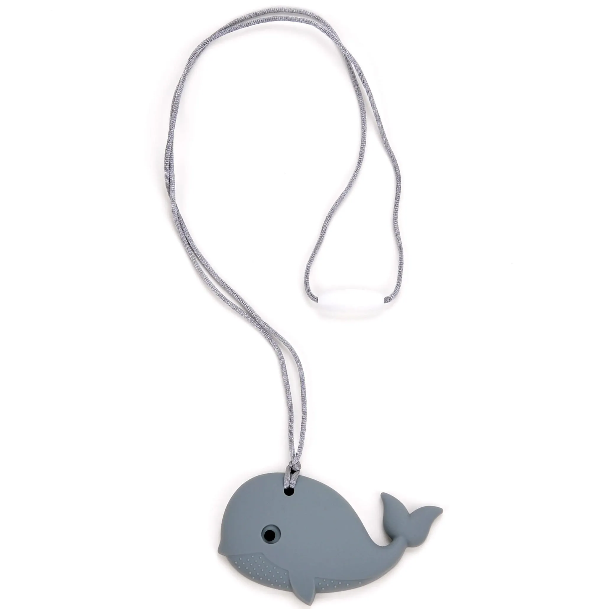 Gray Whale Teether with Necklace Cord