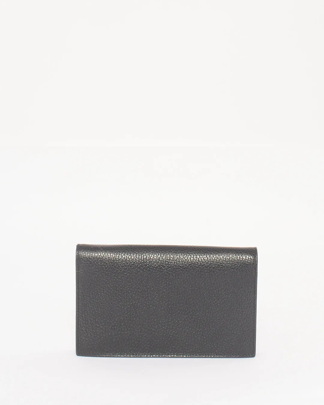 Gucci Black Leather Betty Wallet on Chain