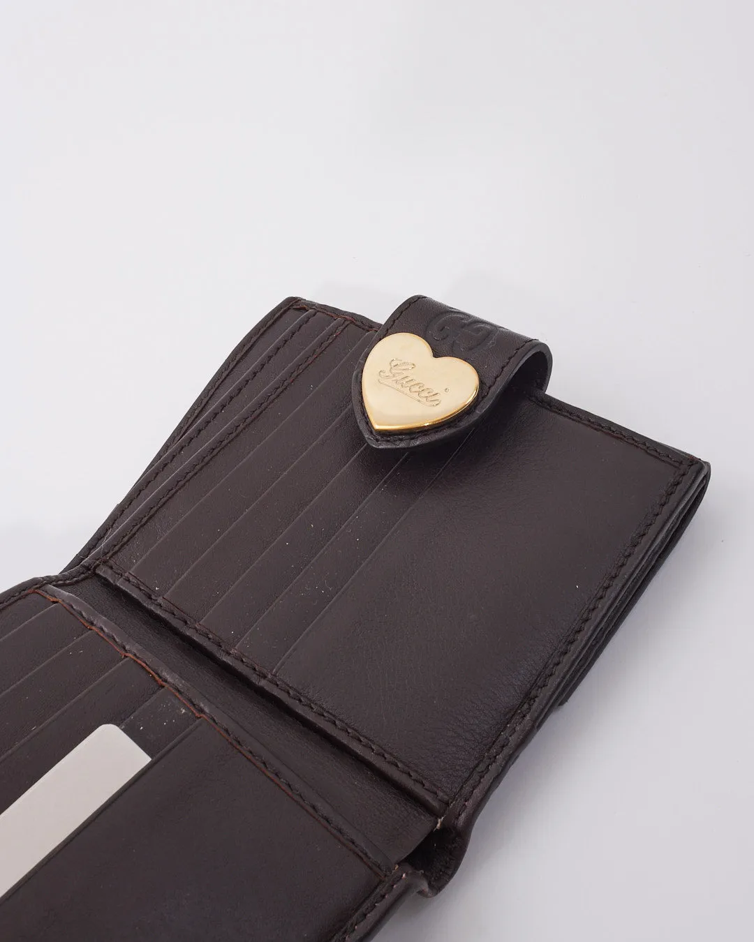 Gucci Brown GG Guccissima Bifold Wallet