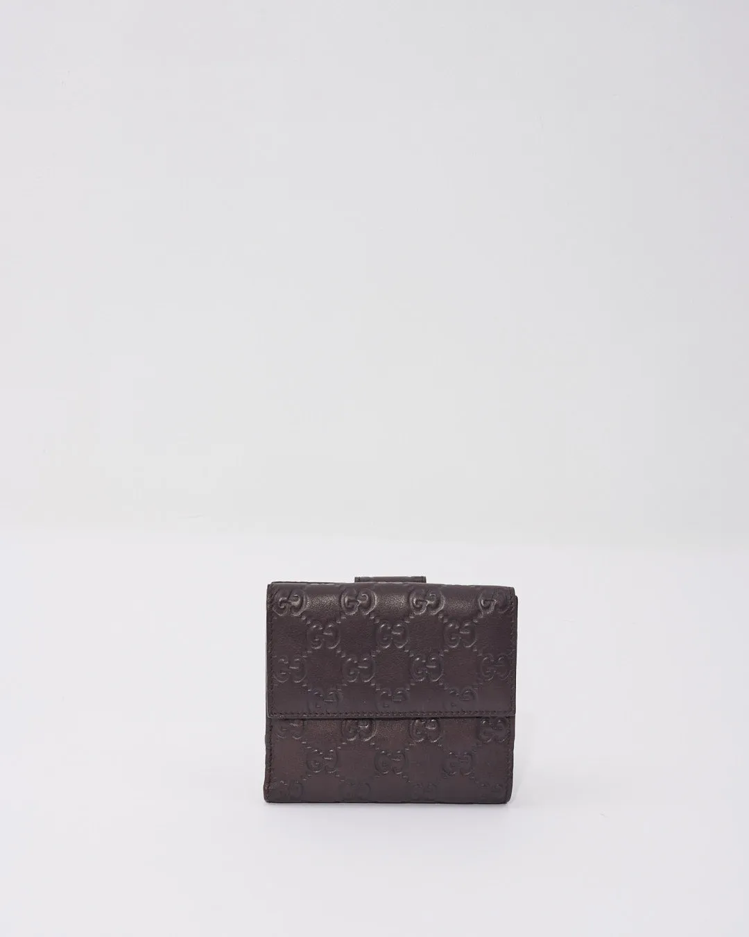 Gucci Brown GG Guccissima Bifold Wallet