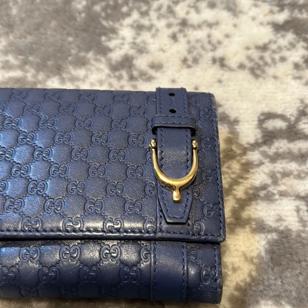 Gucci Long Belted Buckle Wallet