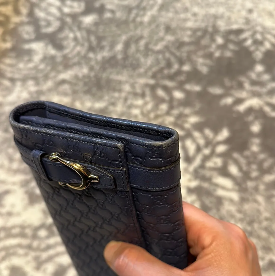 Gucci Long Belted Buckle Wallet