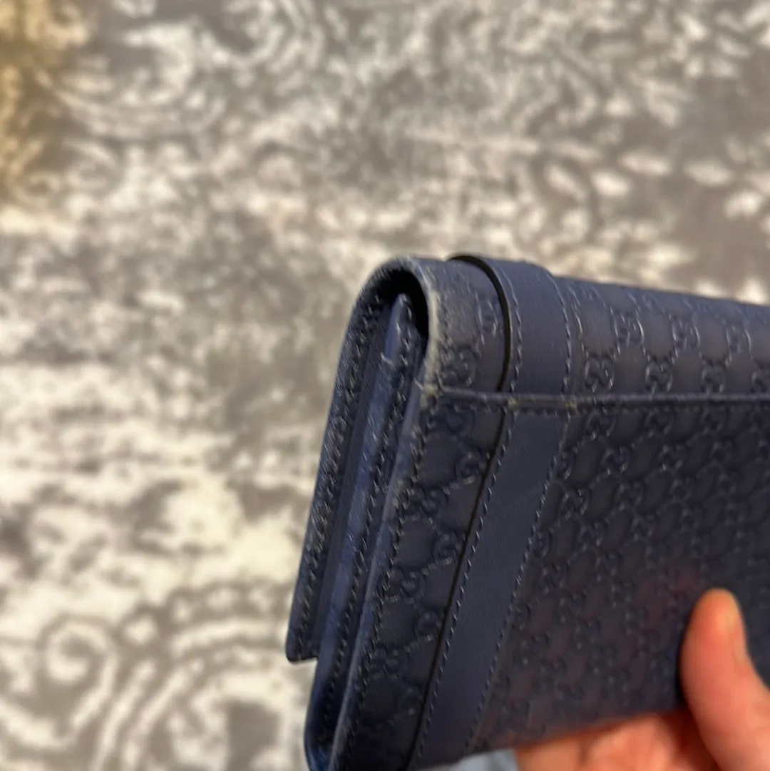 Gucci Long Belted Buckle Wallet