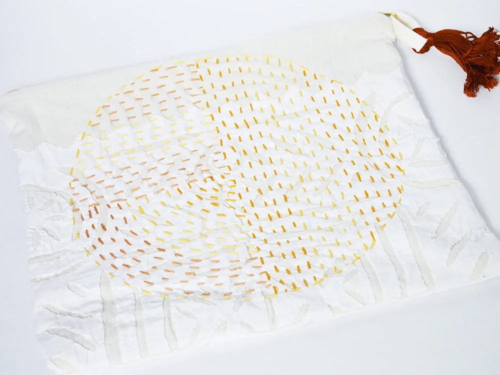 Hand Embroidered Pouch 002