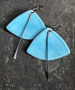 Handmade Hypoallergenic Lightweight Ceramic Statement Earrings -