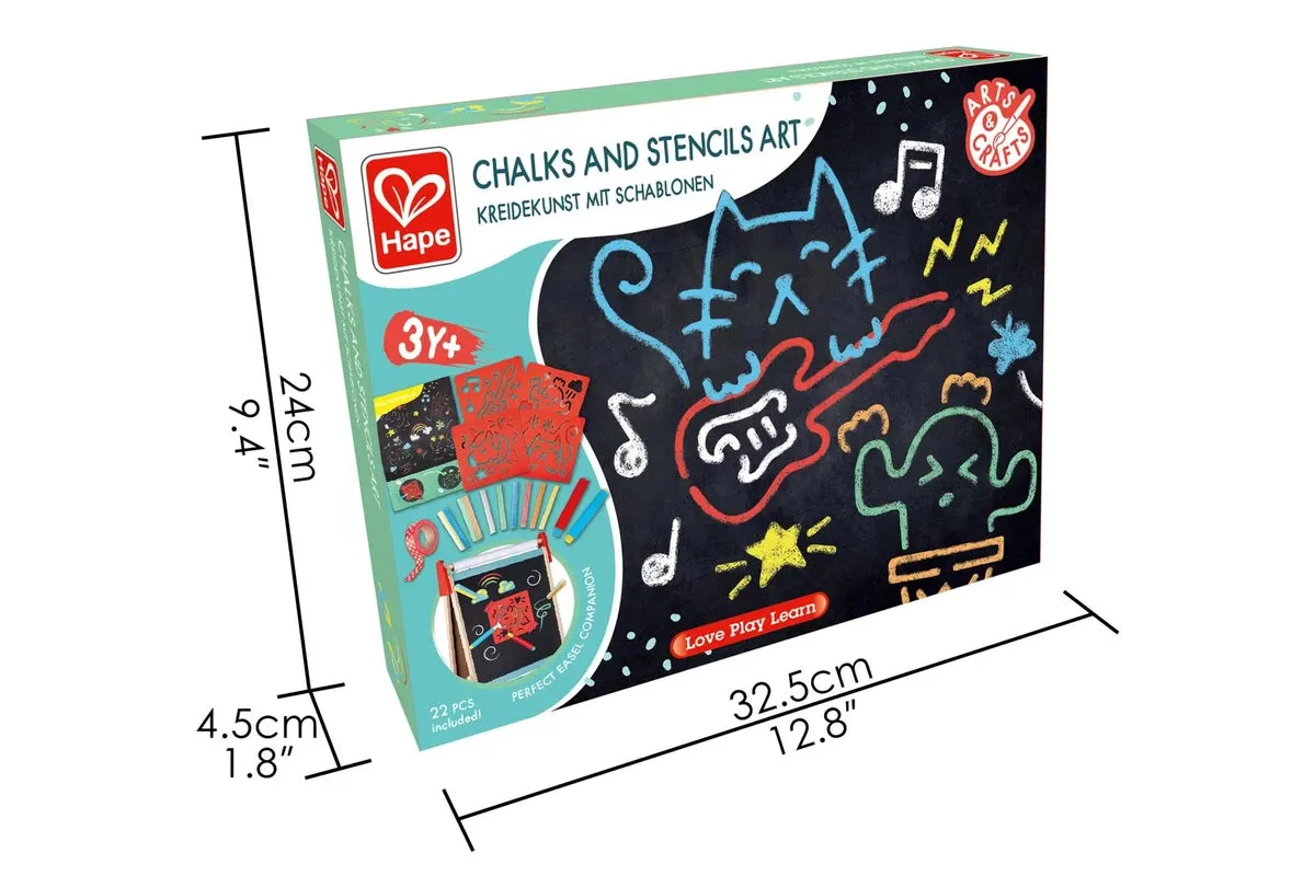 Hape | Chalks and Stencils Art
