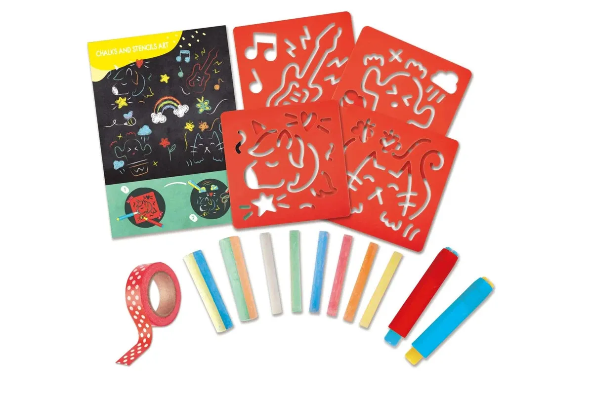 Hape | Chalks and Stencils Art