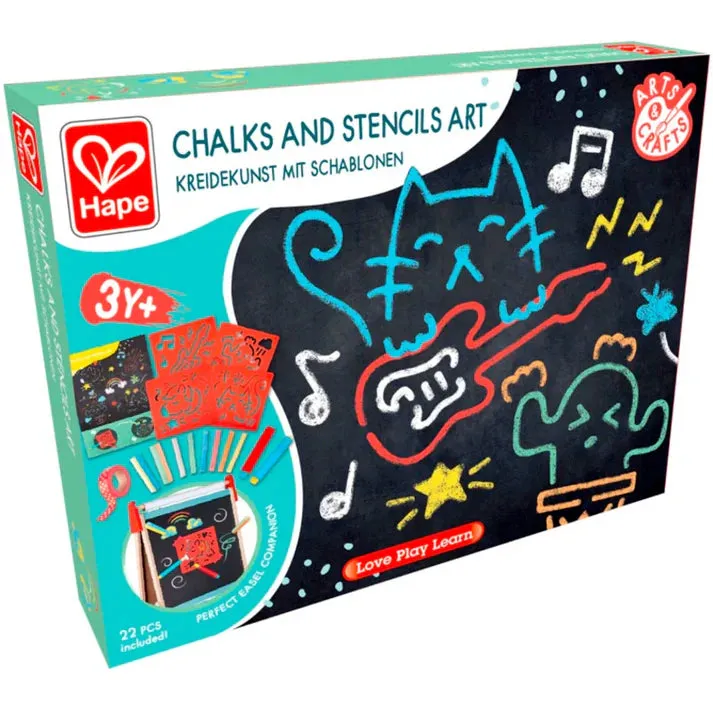 Hape | Chalks and Stencils Art